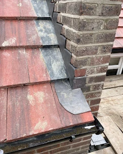 Leadwork on roof